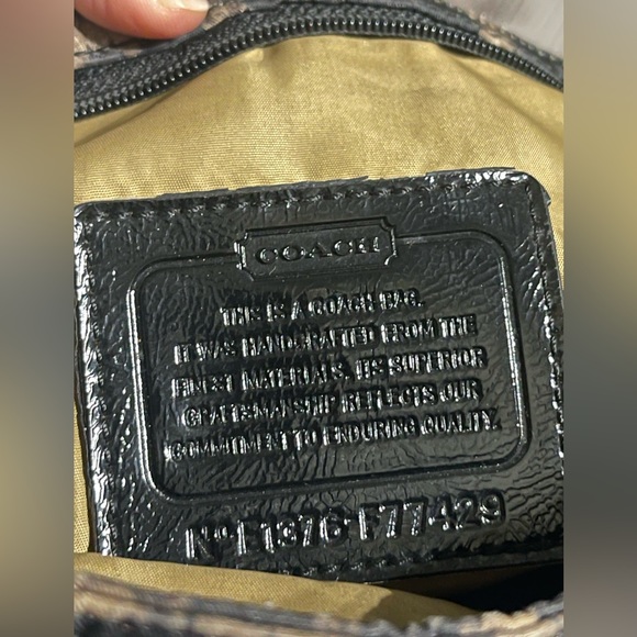 COACH packable crossbody cheetah print purse - Picture 9 of 9